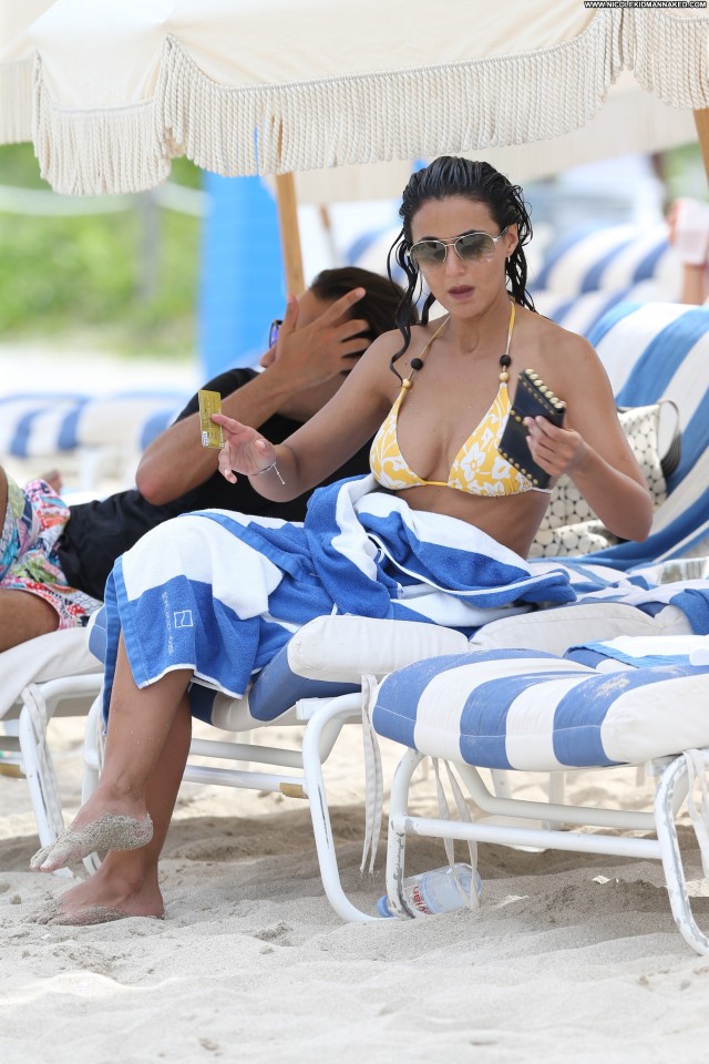 Emmanuelle Chriqui Miami Beach Aug Posing Hot Celebrity Nude Scene