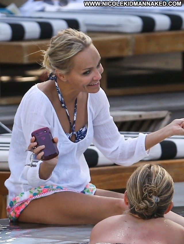 Kristin Chenoweth High Resolution Pool Beautiful Posing Hot