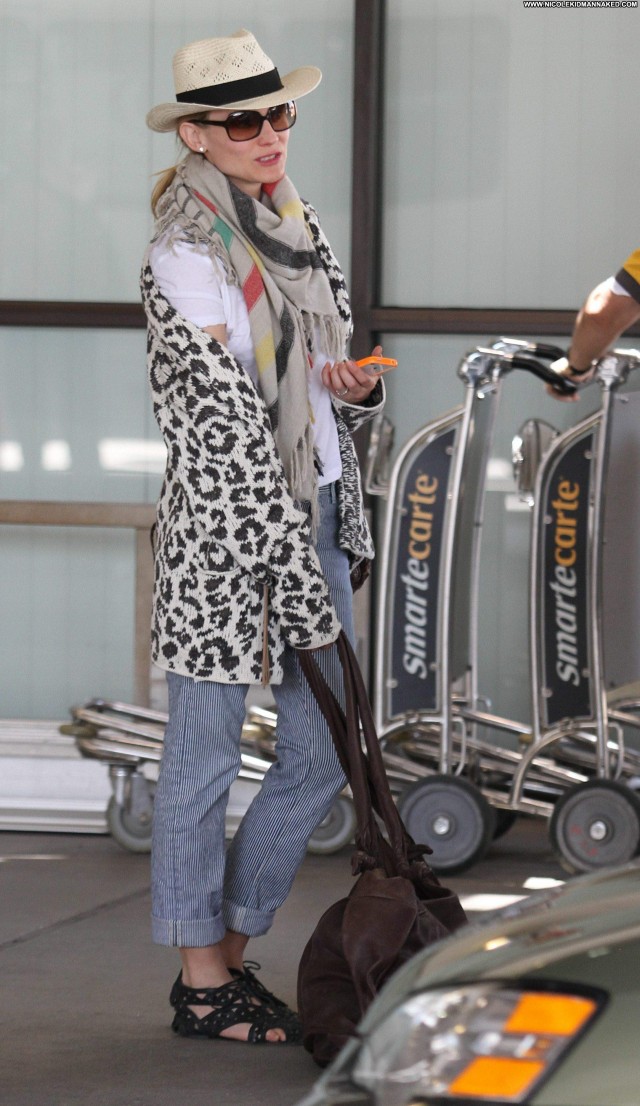 Diane Kruger Lax Airport Posing Hot High Resolution Celebrity Lax