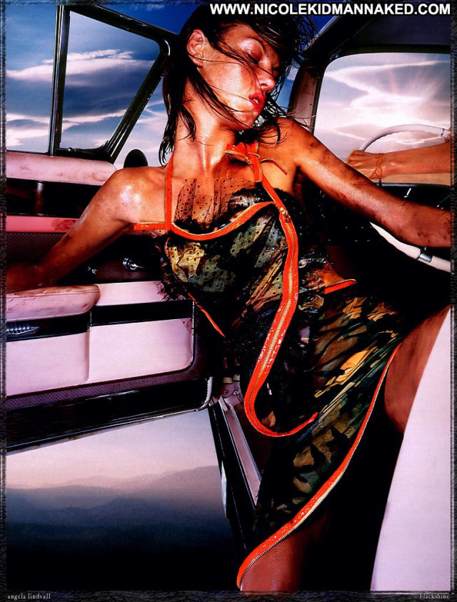 Angela Lindvall Dior Spring Celebrity Posing Hot Doll Hot Babe