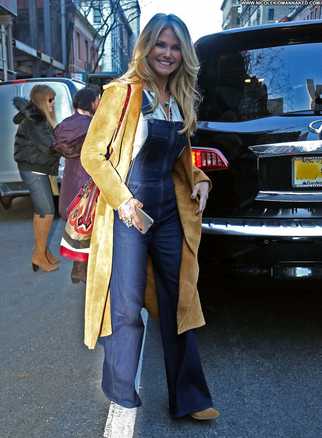 Christie Brinkley New York Posing Hot Babe New York Celebrity