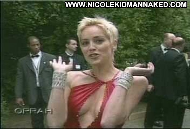 Sharon Stone The Oprah Winfrey Show Breasts Big Tits Cleavage