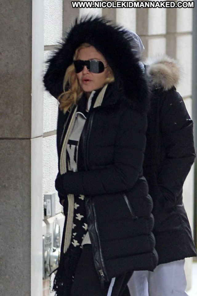 Madonna Arrives New York Babe Beautiful New York Celebrity Posing Hot