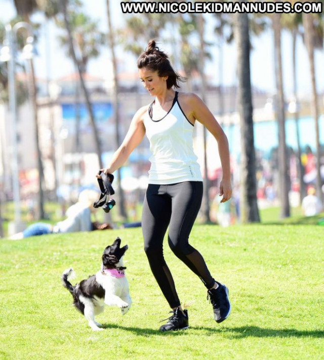 Nina Dobrev Los Angeles Paparazzi Park Posing Hot Beautiful Celebrity