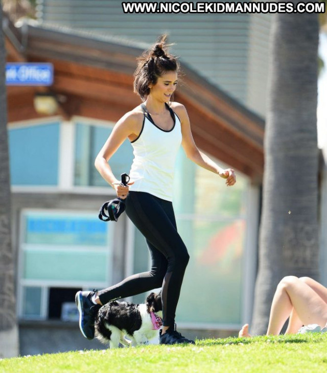 Nina Dobrev Los Angeles Los Angeles Park Posing Hot Celebrity Babe