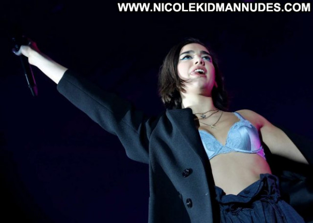 Dua Lipa No Source Babe Live Beautiful Concert Posing Hot Celebrity