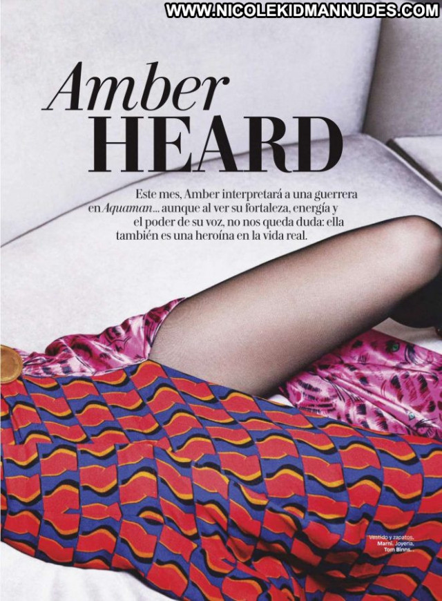 Amber Heard No Source Celebrity Paparazzi Magazine Posing Hot Babe