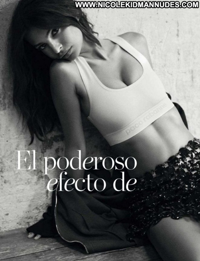 Emily Ratajkowski Elle Spain Posing Hot Magazine Spa Paparazzi