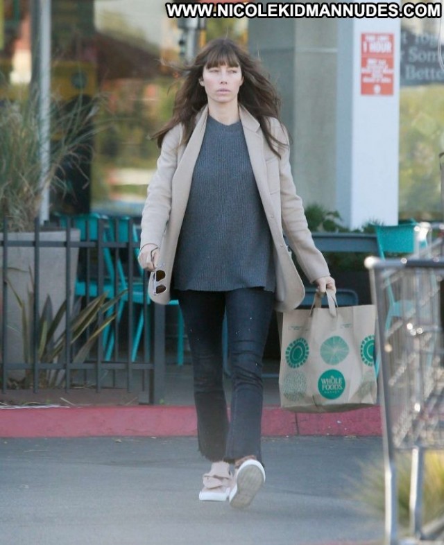 Jessica Biel No Source Celebrity Paparazzi Posing Hot Shopping