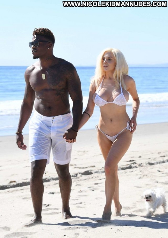 Courtney Stodden The Beach In Malibu Paparazzi Celebrity Bikini