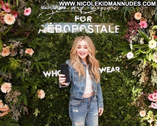 Sabrina Carpenter Los Angeles  Posing Hot Babe Car Beautiful Los