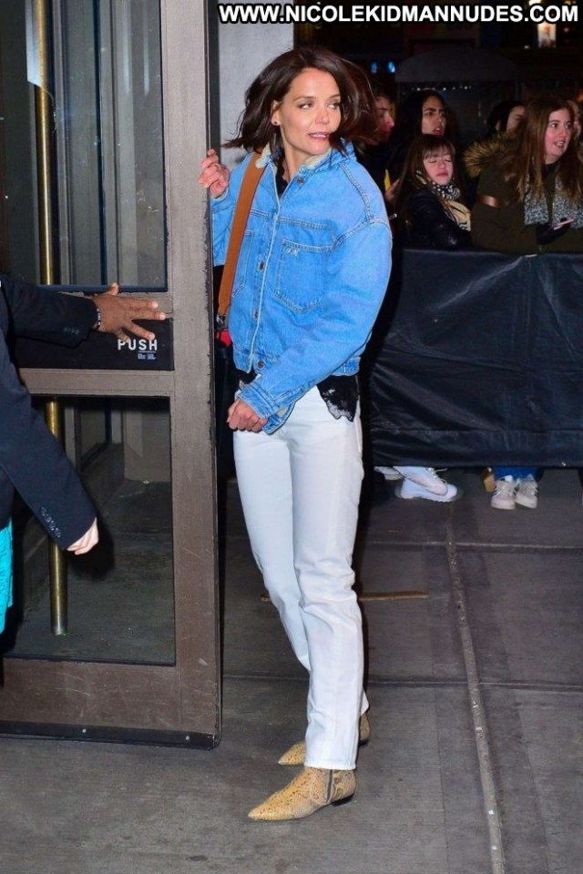 Katie Holmes New York Paparazzi New York Celebrity Babe Posing Hot