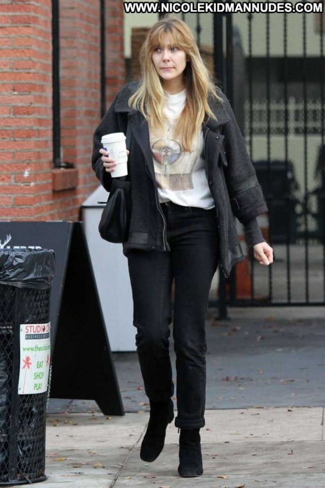 Elizabeth Olsen Studio City Paparazzi Celebrity Babe Beautiful Posing