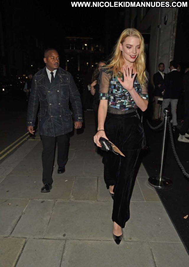 Anya Taylor Joy No Source London Paparazzi Posing Hot Party Babe