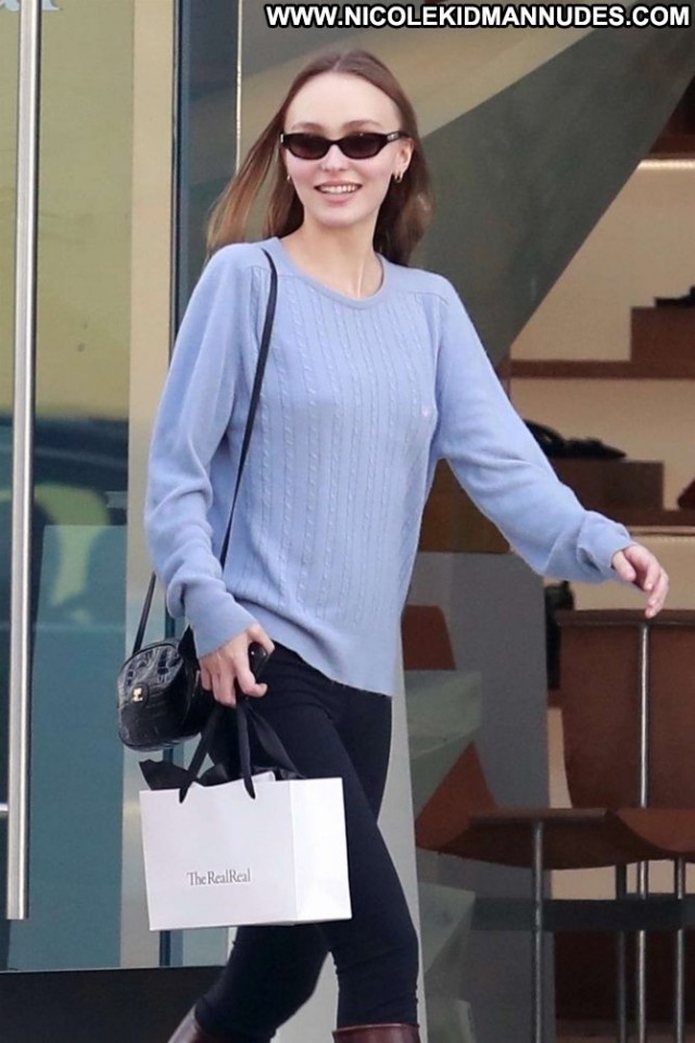 Lily Rose Depp West Hollywood Shopping Celebrity Beautiful Babe