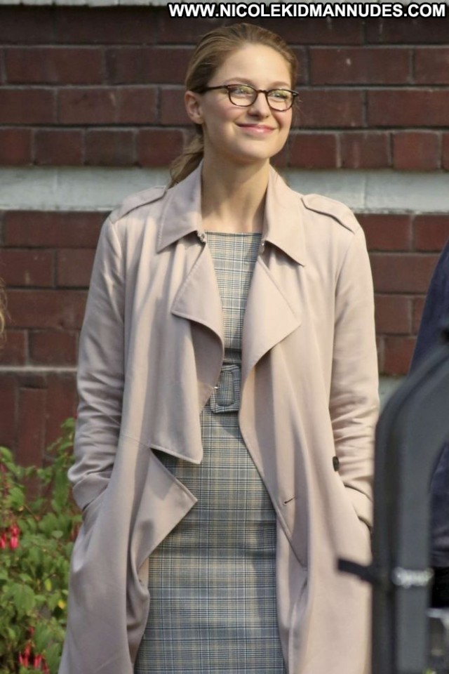 Melissa Benoist No Source Beautiful Paparazzi Posing Hot Babe