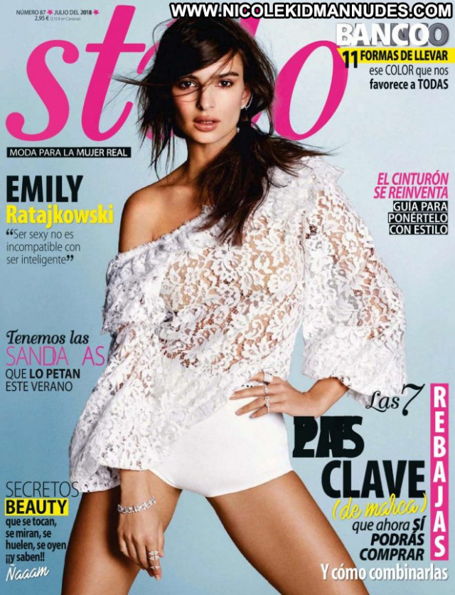 Emily Ratajkowski No Source Posing Hot Beautiful Celebrity Magazine
