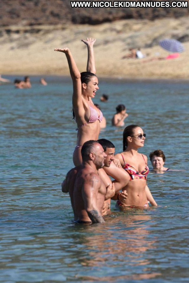 Bikini The Beach  Posing Hot Bikini Babe Beach Beautiful Paparazzi