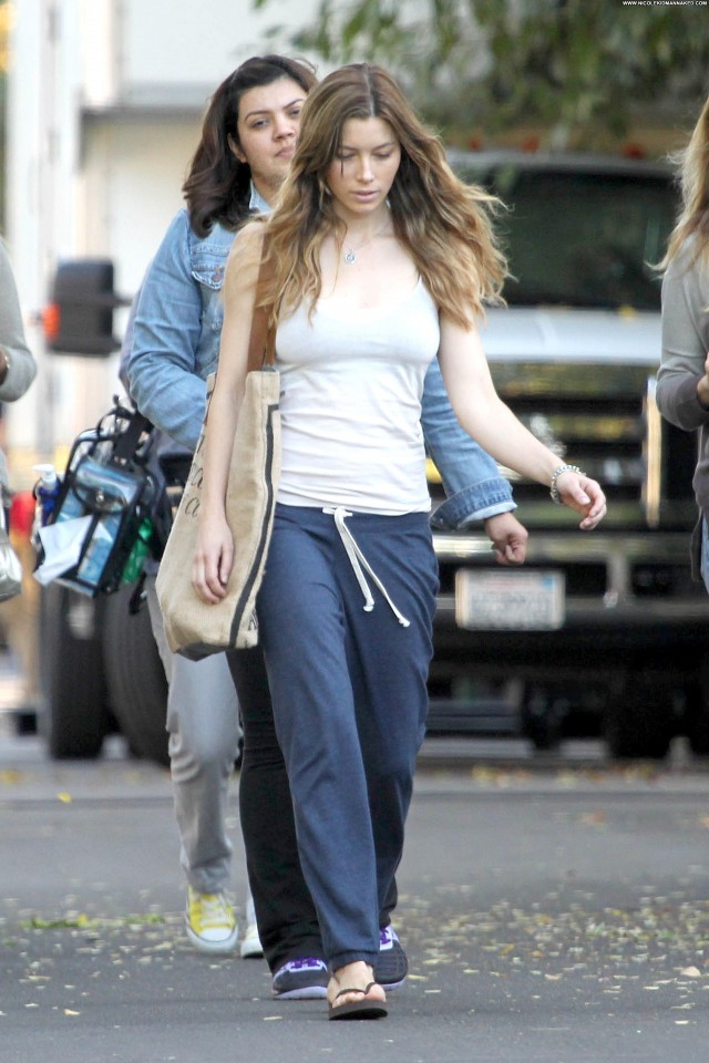 Jessica Biel Los Angeles  Babe Candids Celebrity Posing Hot High