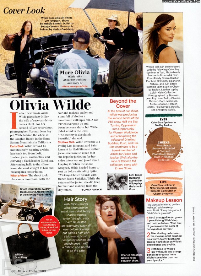 Olivia Wilde Allure Magazine Celebrity Posing Hot Beautiful High