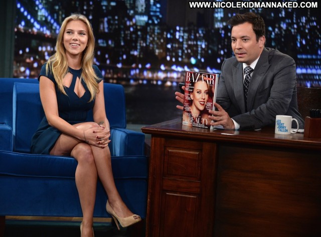 Scarlett Johansson Late Night With Jimmy Fallon  Nyc High Resolution
