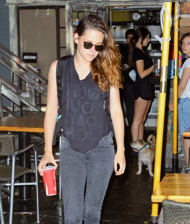 Kristen Stewart Los Angeles Beautiful Celebrity Candids Posing Hot