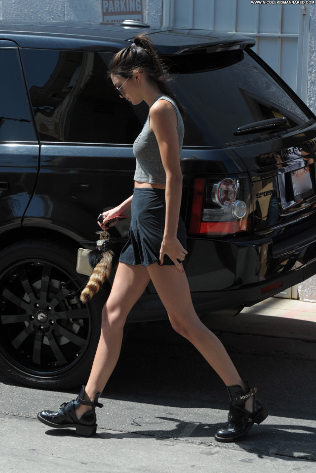 Kendall Jenner West Hollywood Posing Hot Celebrity Babe Candids