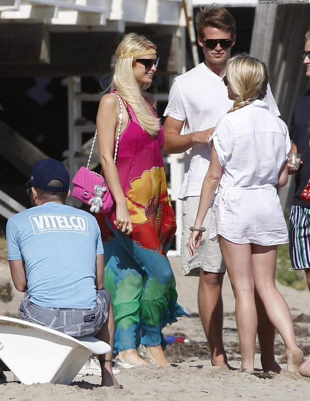 Paris Hilton No Source High Resolution Babe Malibu Beach Celebrity