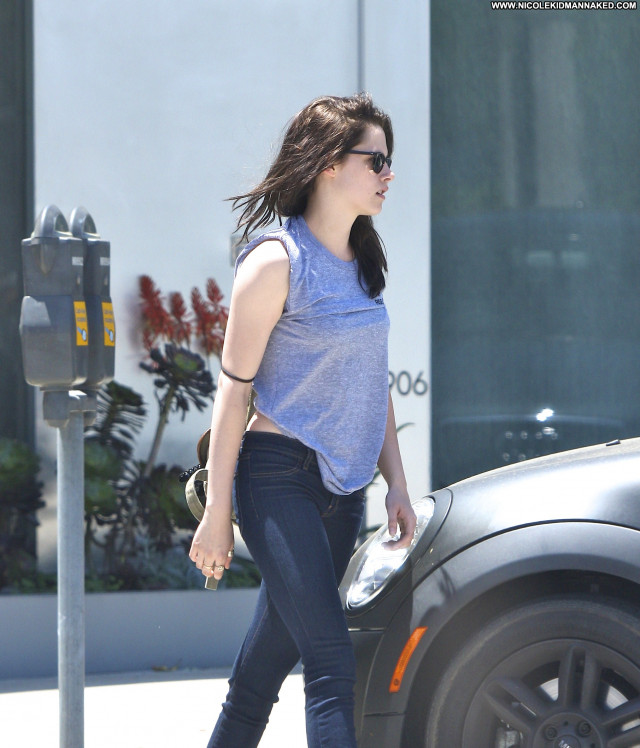 Kristen Stewart West Hollywood Gym Posing Hot Celebrity Babe