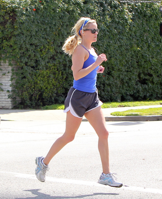 Reese Witherspoon Beverly Hills Babe Celebrity Jogging High