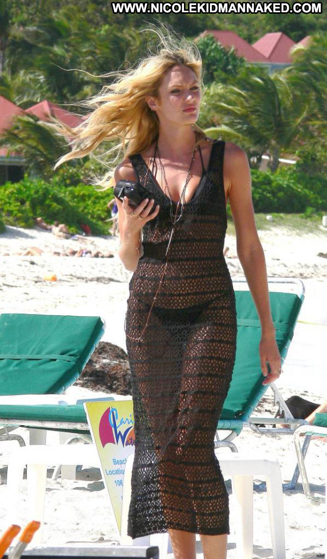 Candice Swanepoel The Beach Nice Beach Posing Hot Babe Beautiful