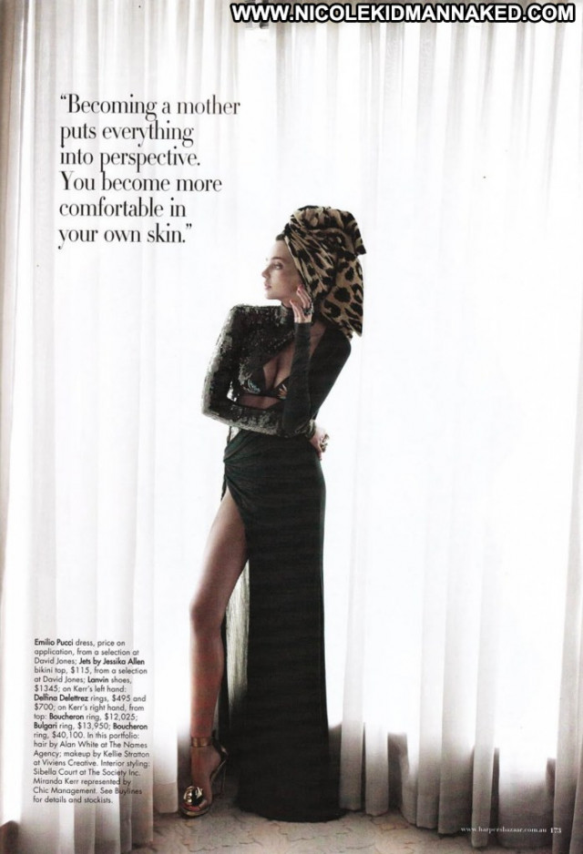 Miranda Kerr Harpers Bazaar Beautiful Magazine Sexy Australian Posing